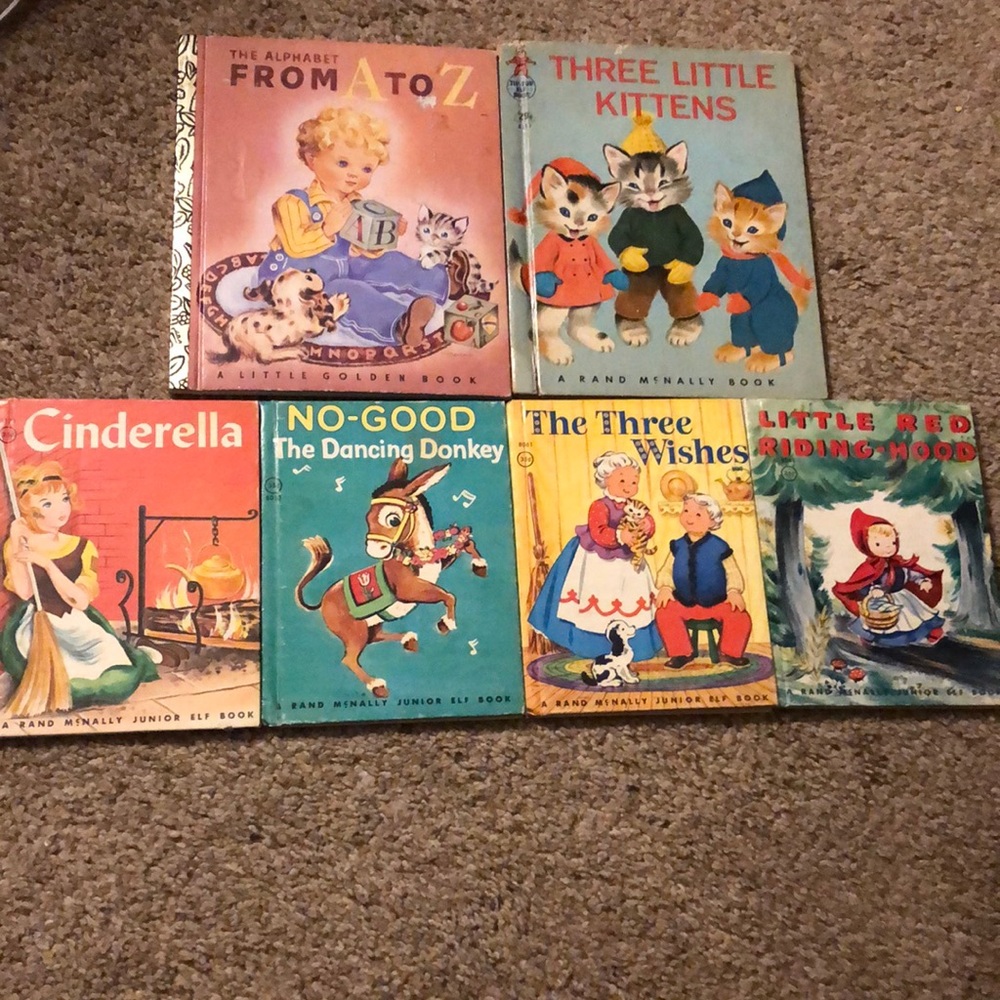 Lot of Rand McNally Books & Junior Elf Books (6)